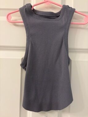 wild fable Ribbed Tank Top - Gray